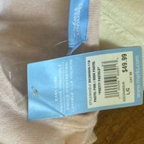 Women's Button Up Sweater Pink - Picture 3 of 3